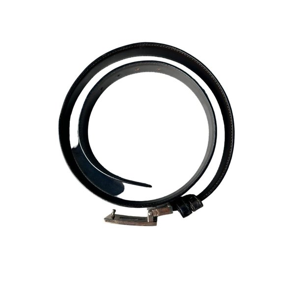 Gucci - Black Leather Reversible Square G Belt main image 4